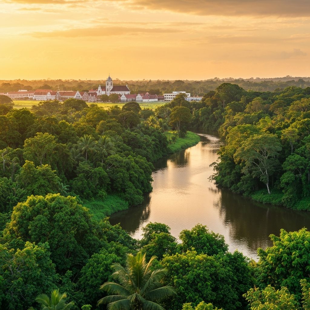 Beautiful landscape of Suriname